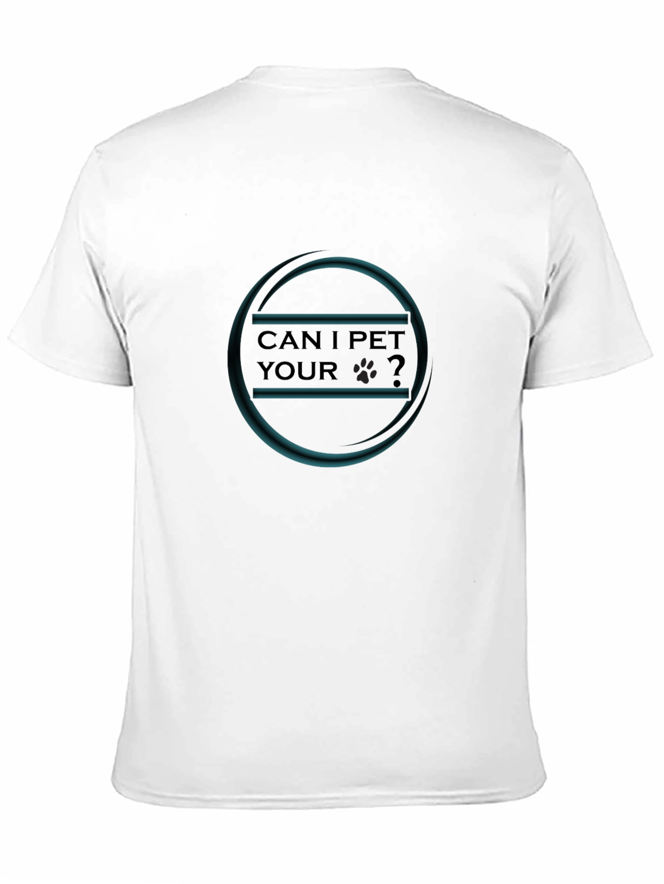 Can I Pet Your Dog? Black T-Shirt