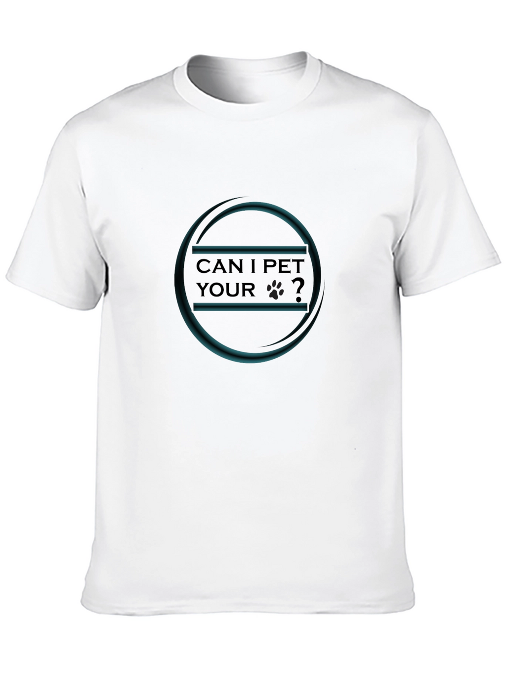 Can I Pet Your Dog? Black T-Shirt