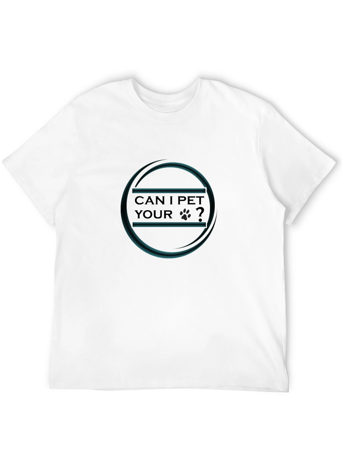 Can I Pet Your Dog? Black T-Shirt
