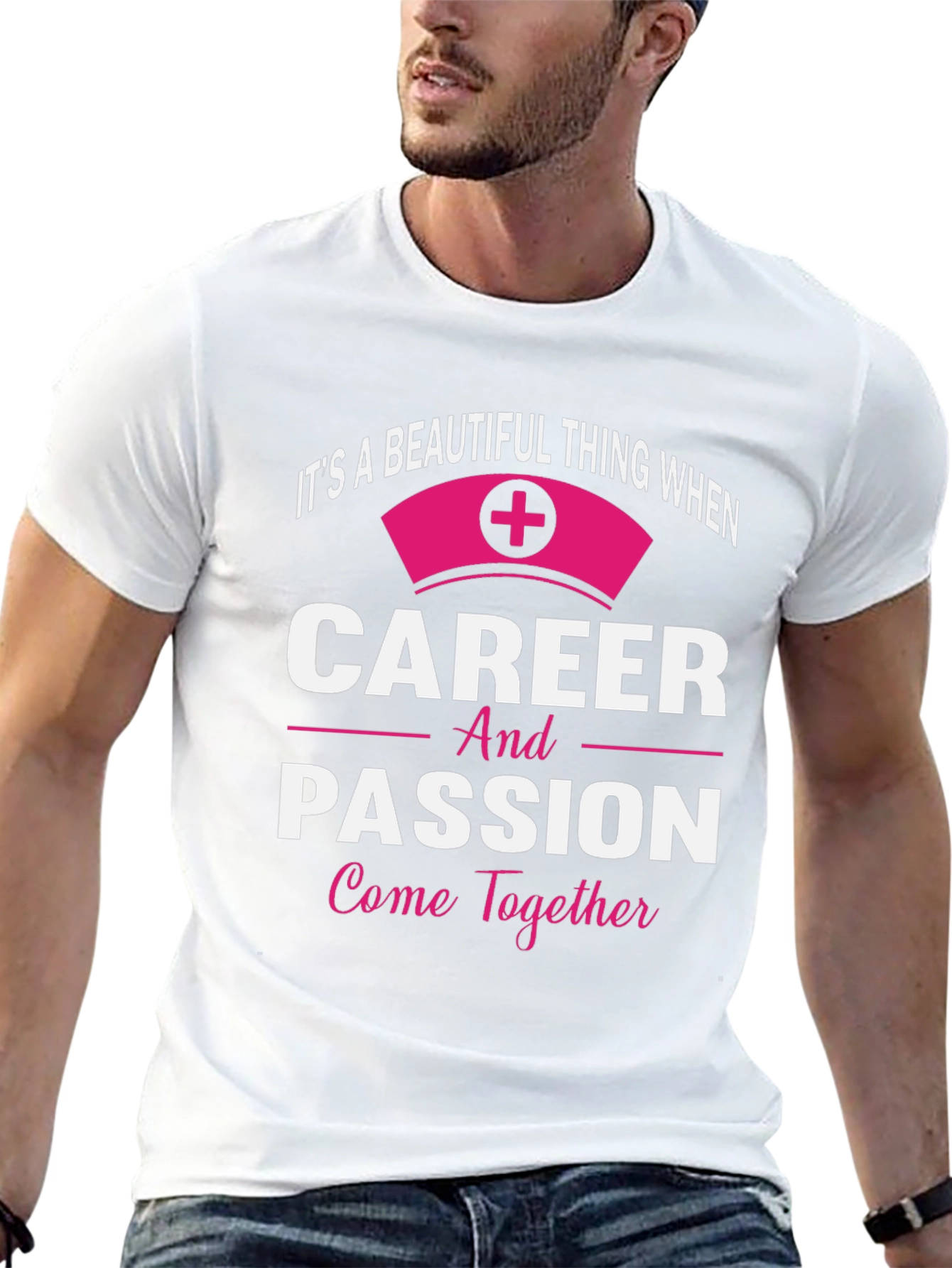 Career Passion Nurse Graphic T-Shirt