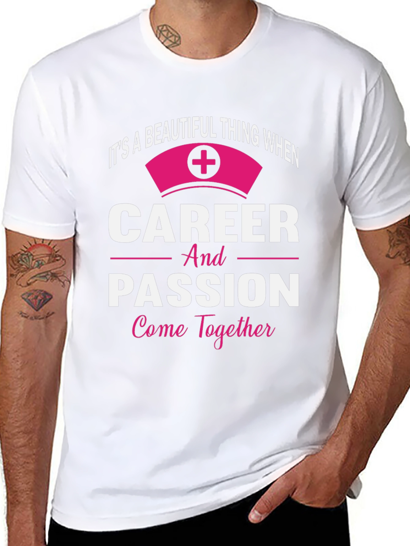 Career Passion Nurse Graphic T-Shirt