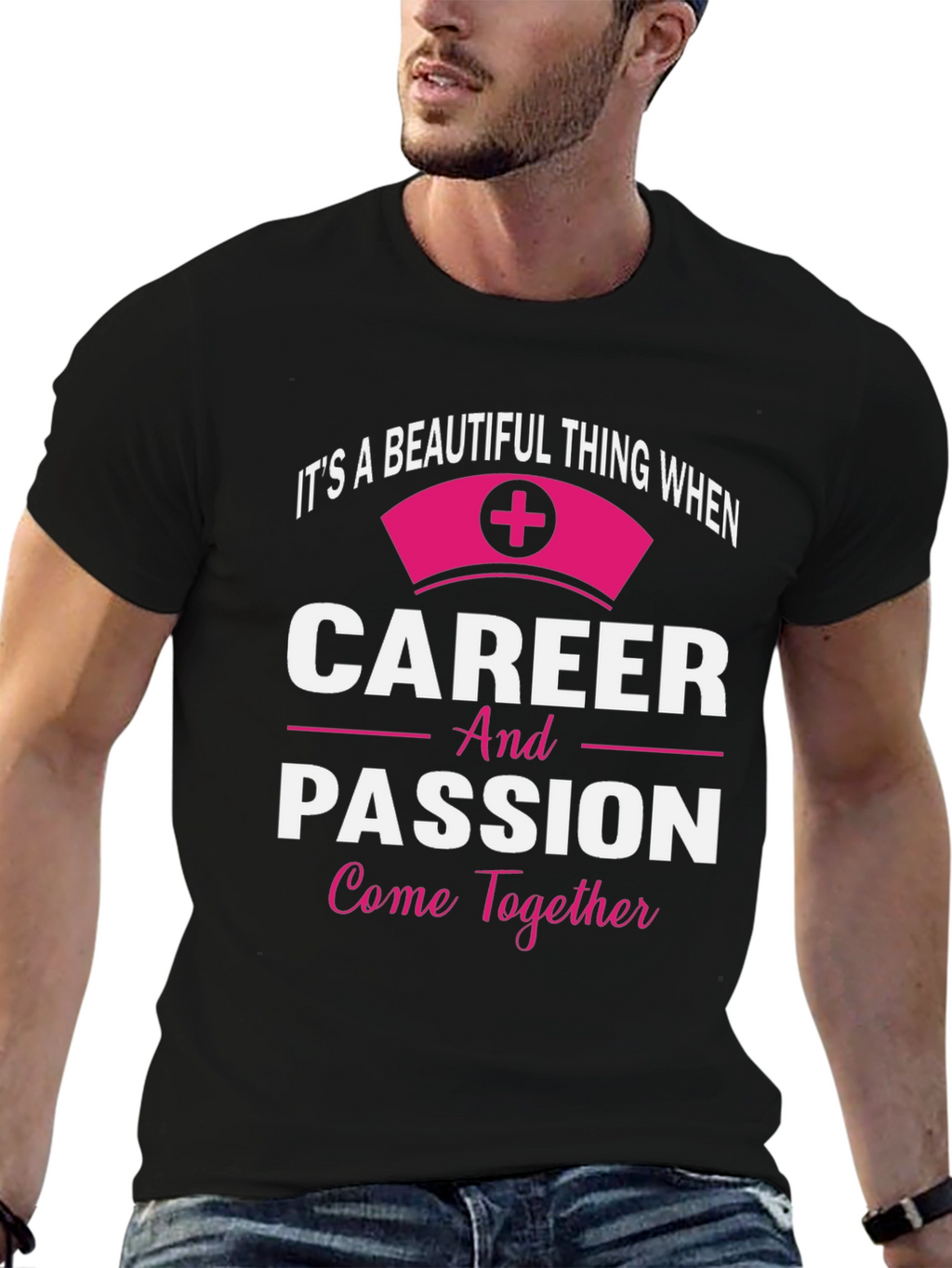 Career Passion Nurse Graphic T-Shirt