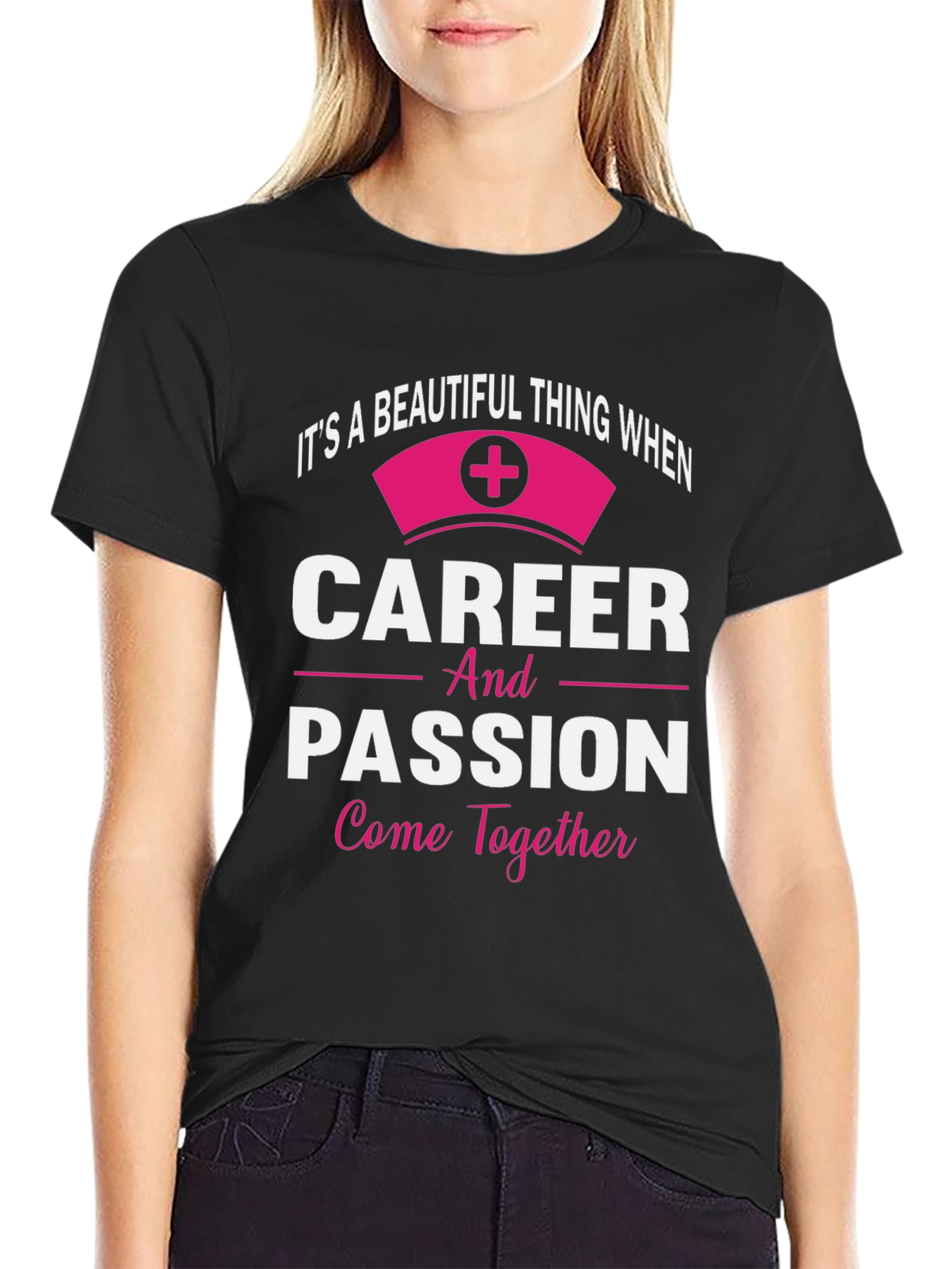 Career Passion Nurse Graphic T-Shirt