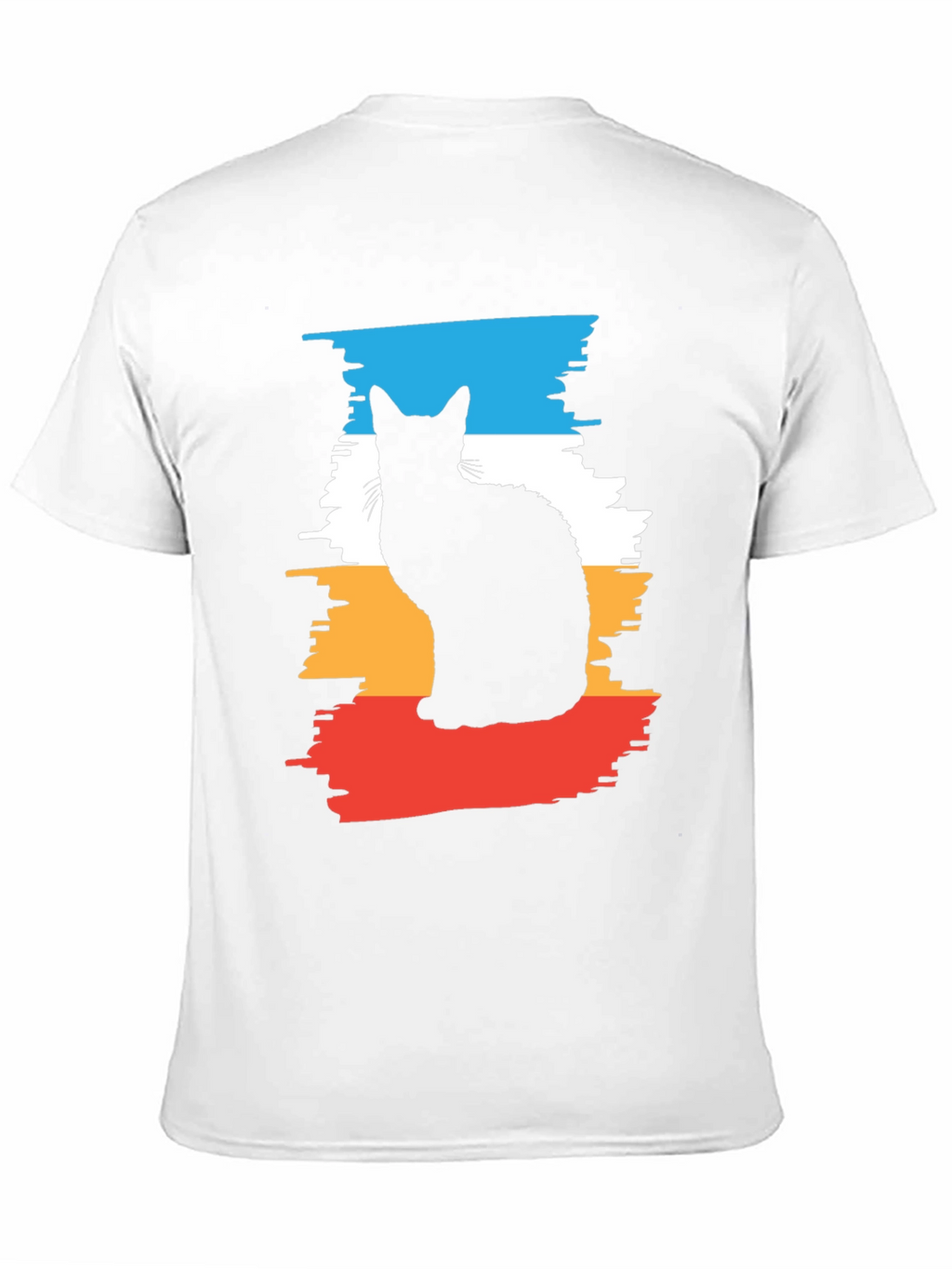 Cool Cat Silhouette Graphic Tee