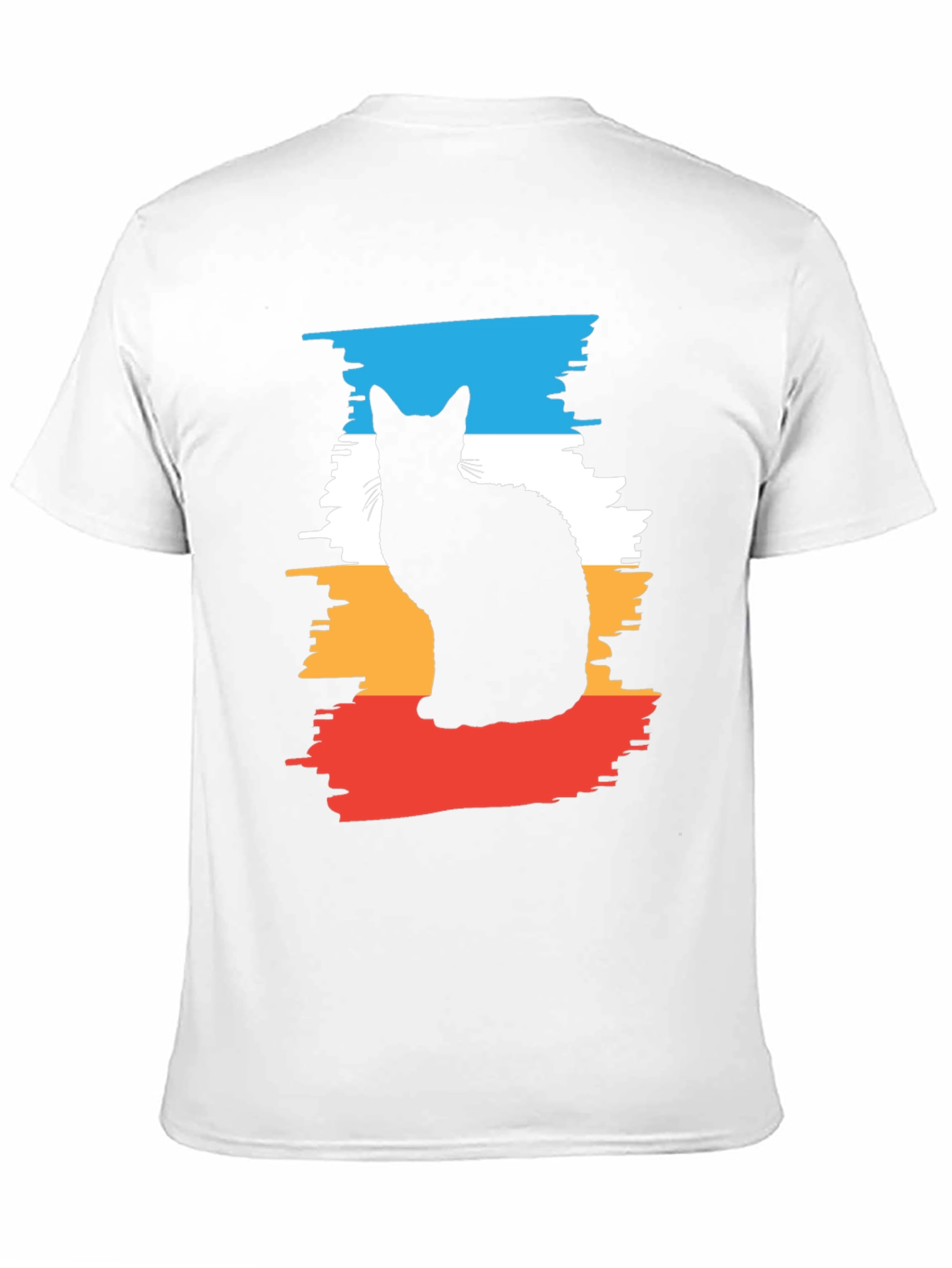 Cool Cat Silhouette Graphic Tee