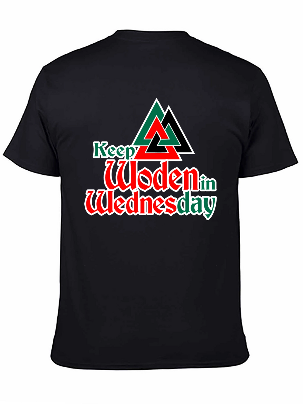 Keep Woden in Wednesday Graphic T-Shirt