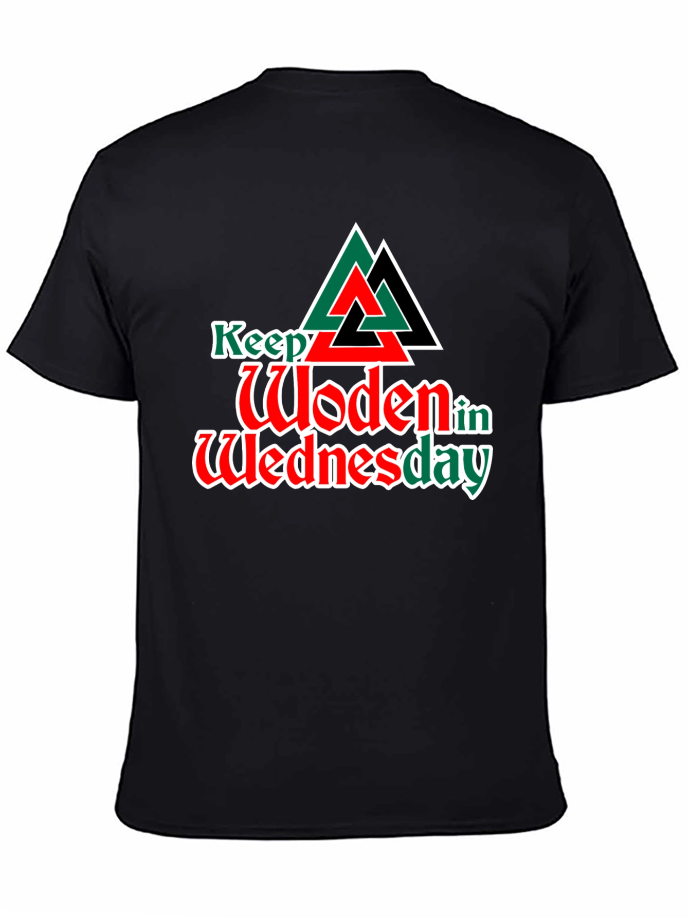 Keep Woden in Wednesday Graphic T-Shirt
