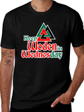 Keep Woden in Wednesday Graphic T-Shirt