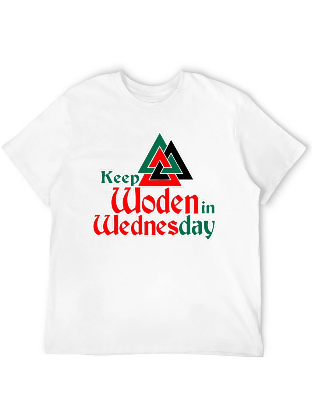 Keep Woden in Wednesday Graphic T-Shirt