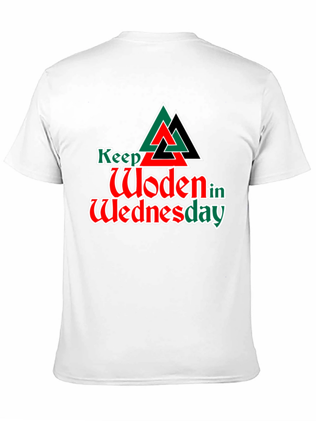 Keep Woden in Wednesday Graphic T-Shirt