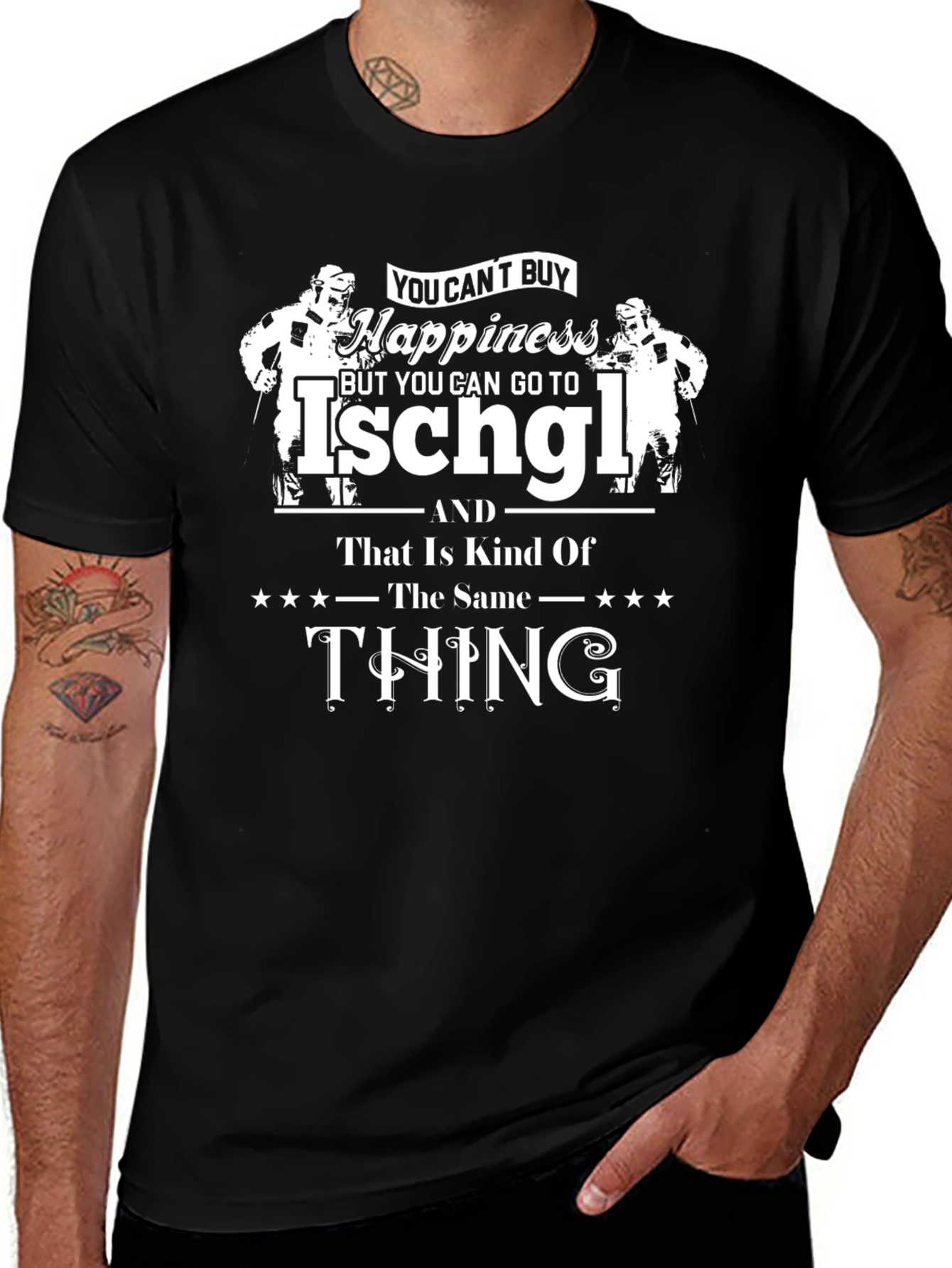 Ischgl Happiness T-Shirt - Ski Holiday Souvenir
