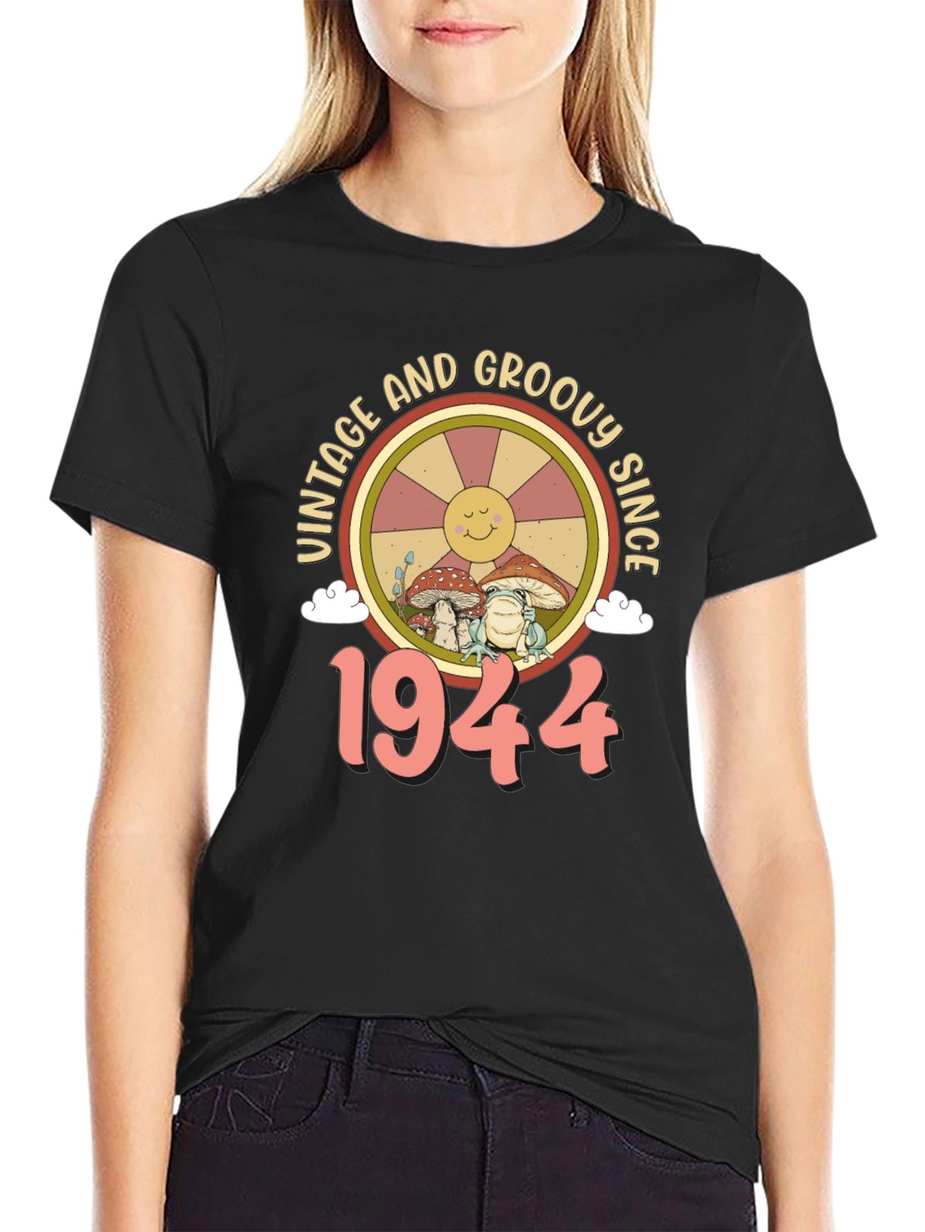 Vintage Groovy Since 1944 Graphic T-Shirt
