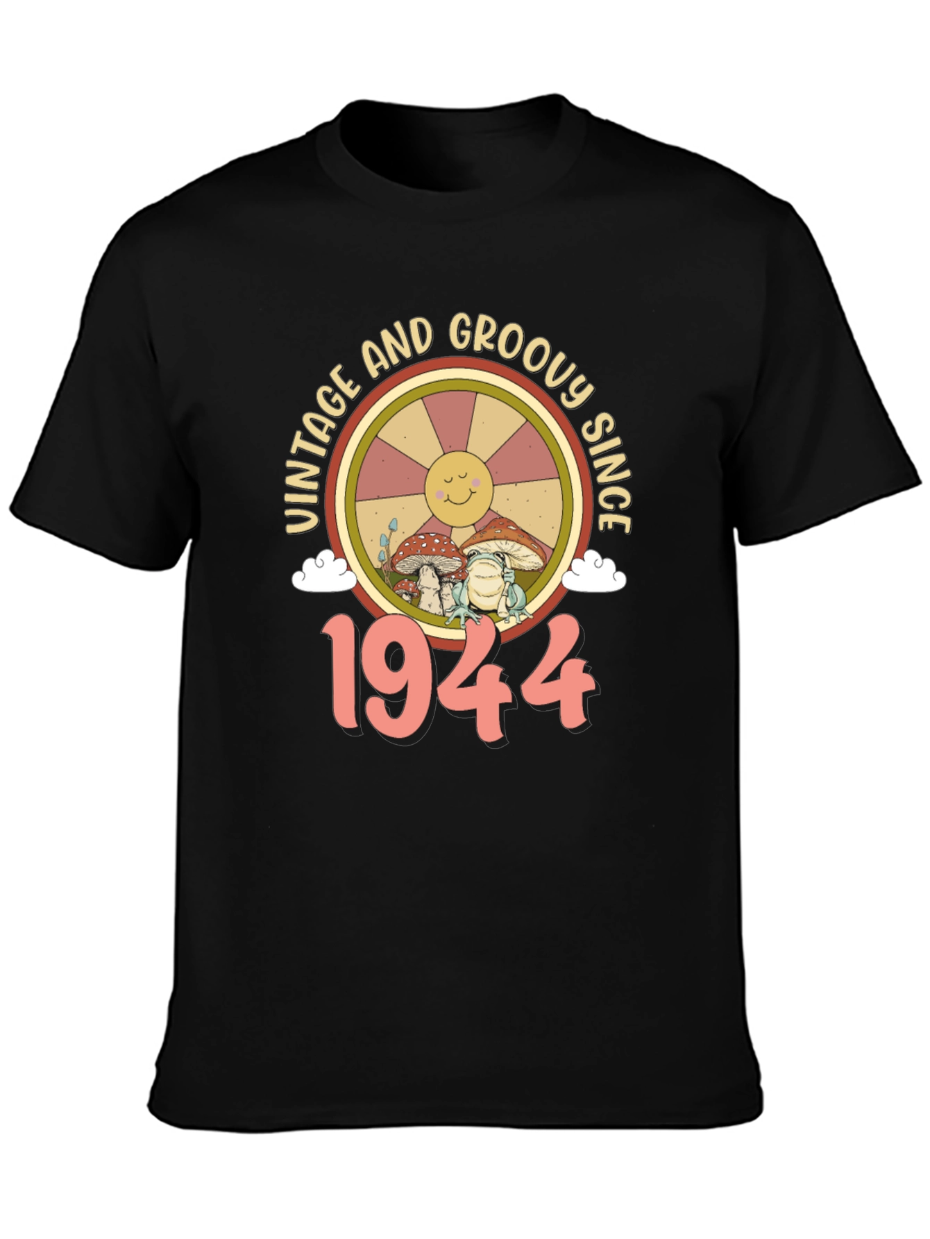 Vintage Groovy Since 1944 Graphic T-Shirt