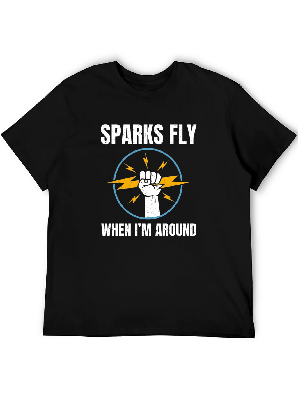 Sparks Fly T-Shirt - Electrician Humor Tee