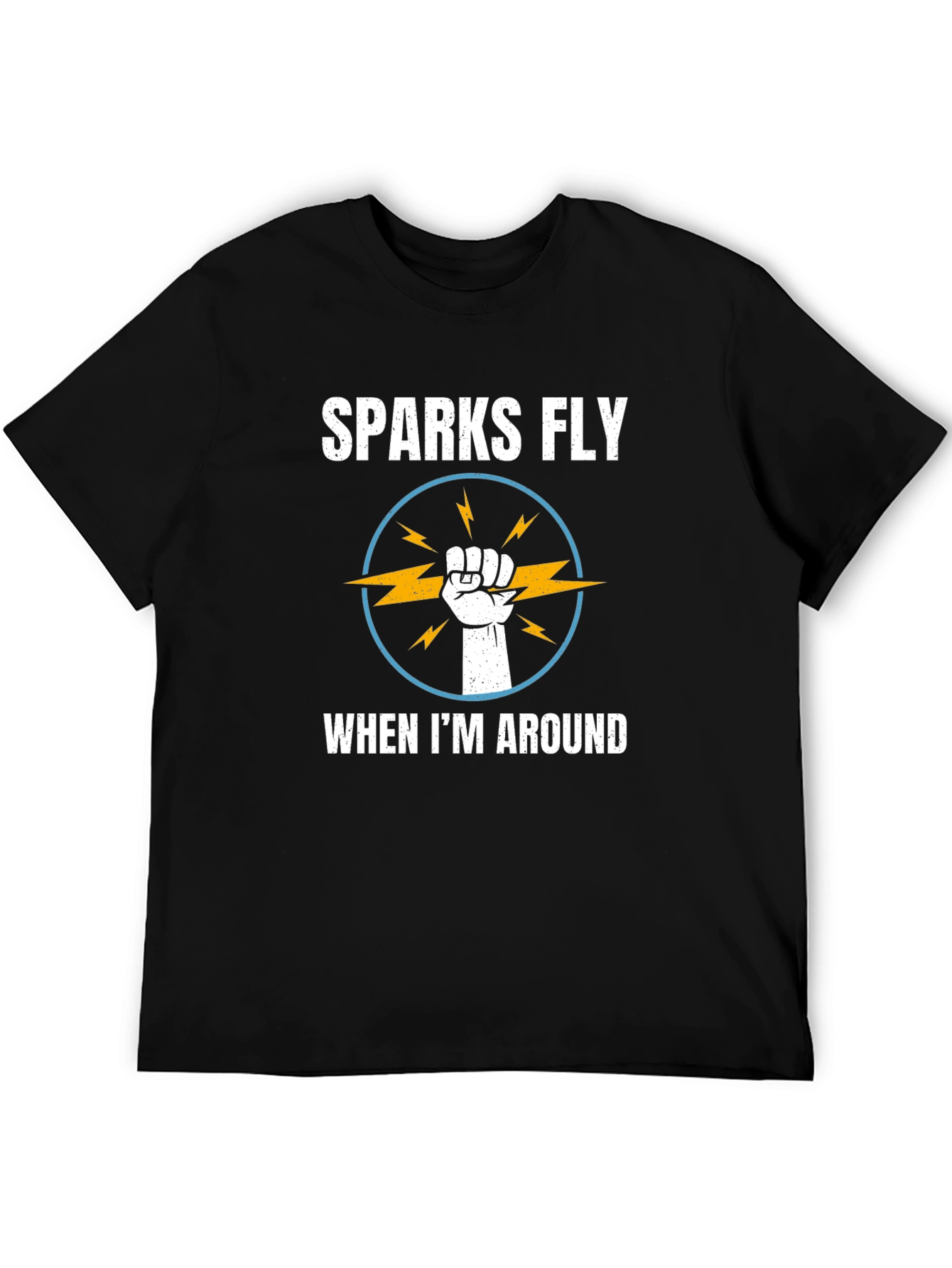 Sparks Fly T-Shirt - Electrician Humor Tee