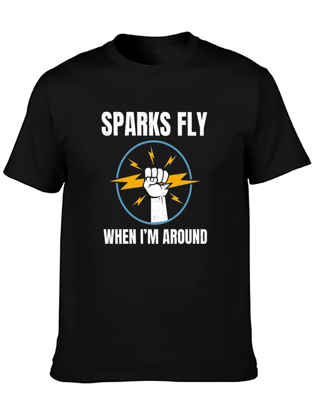 Sparks Fly T-Shirt - Electrician Humor Tee