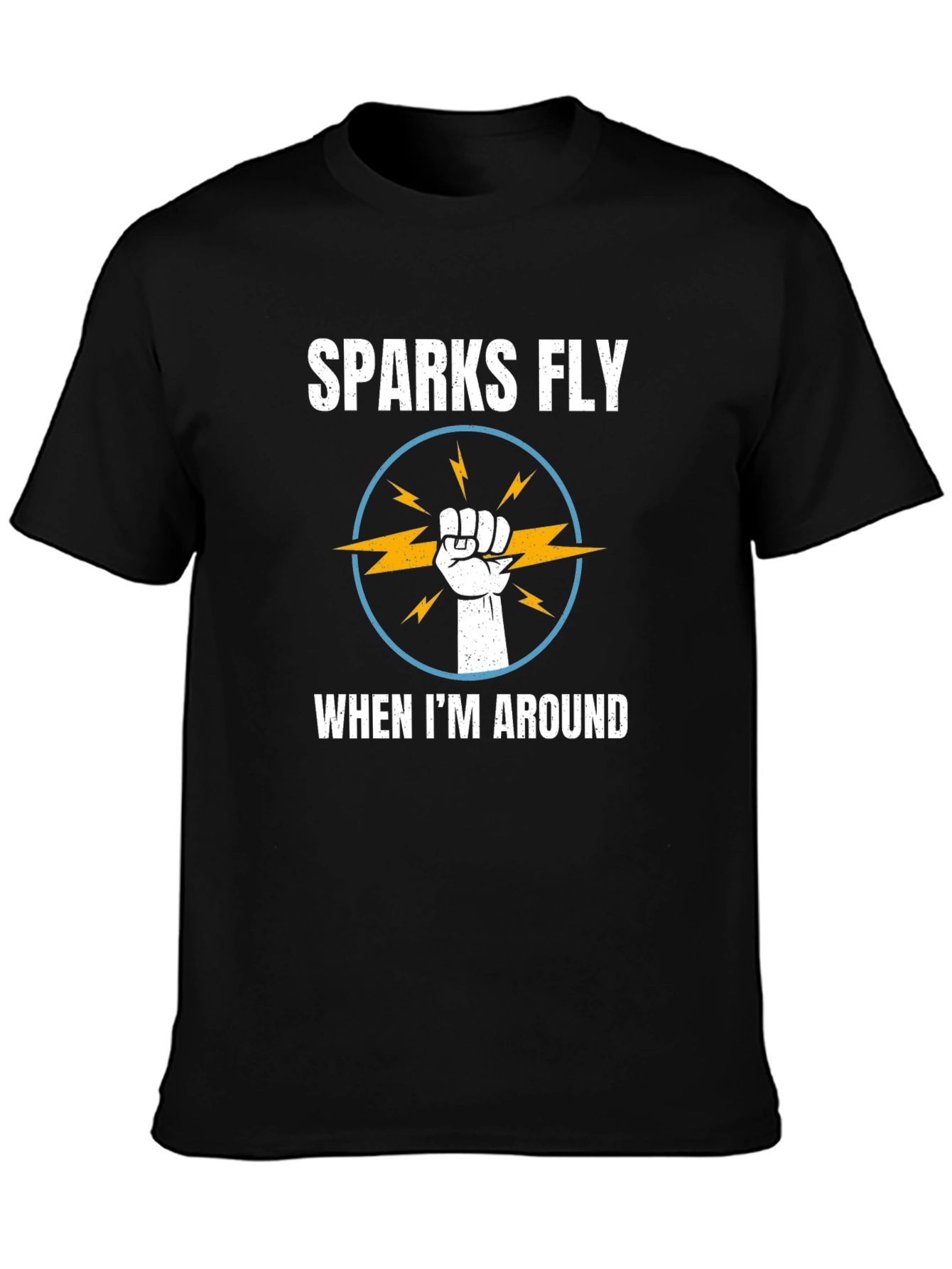 Sparks Fly T-Shirt - Electrician Humor Tee