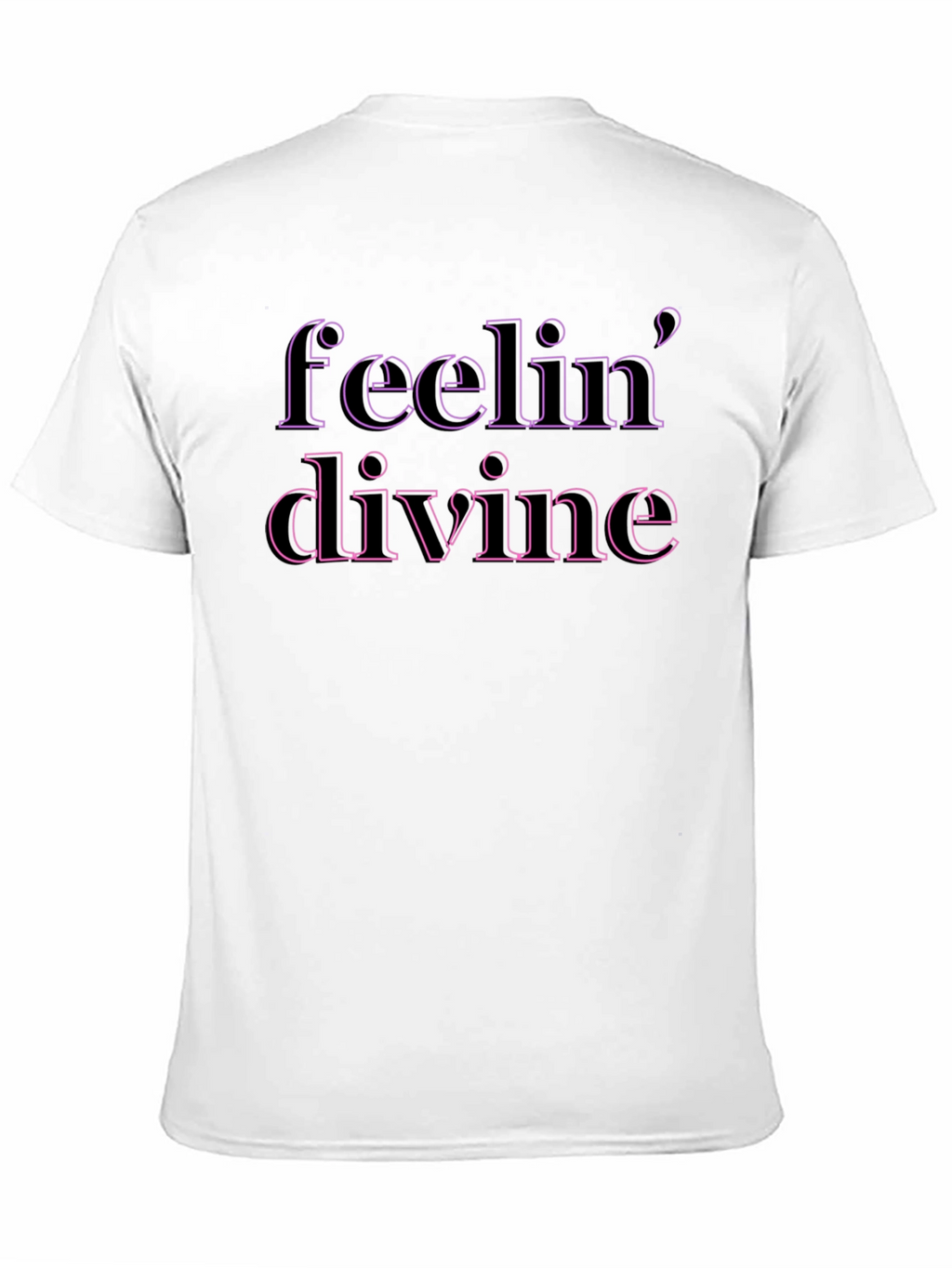Feelin Divine Graphic Tee - Stylish Comfort
