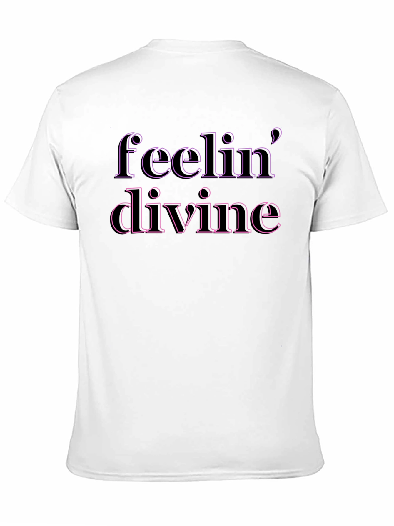 Feelin Divine Graphic Tee - Stylish Comfort