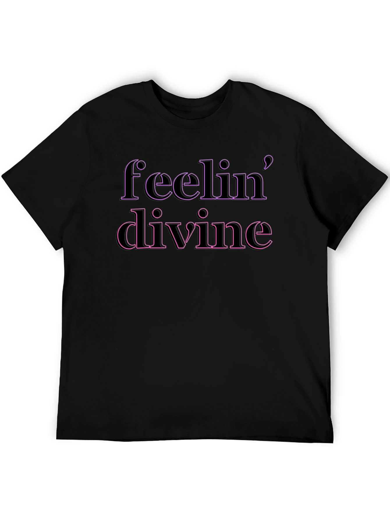 Feelin Divine Graphic Tee - Stylish Comfort
