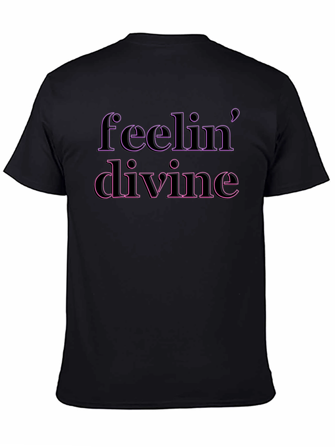 Feelin Divine Graphic Tee - Stylish Comfort