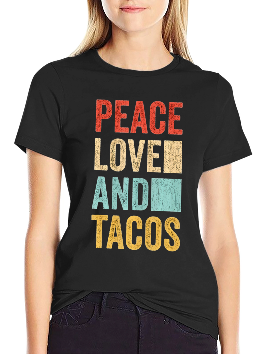 Peace Love & Tacos Graphic Tee