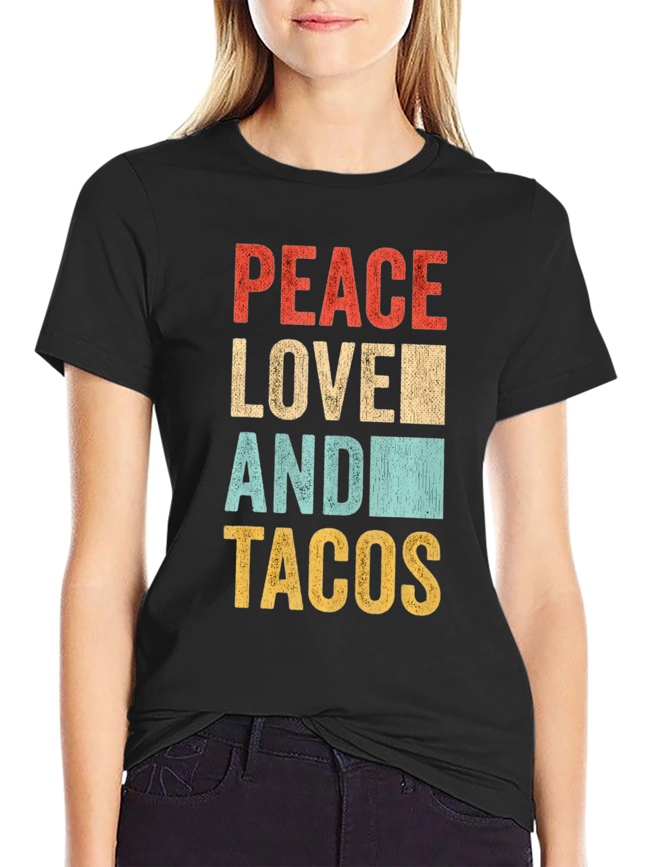 Peace Love & Tacos Graphic Tee