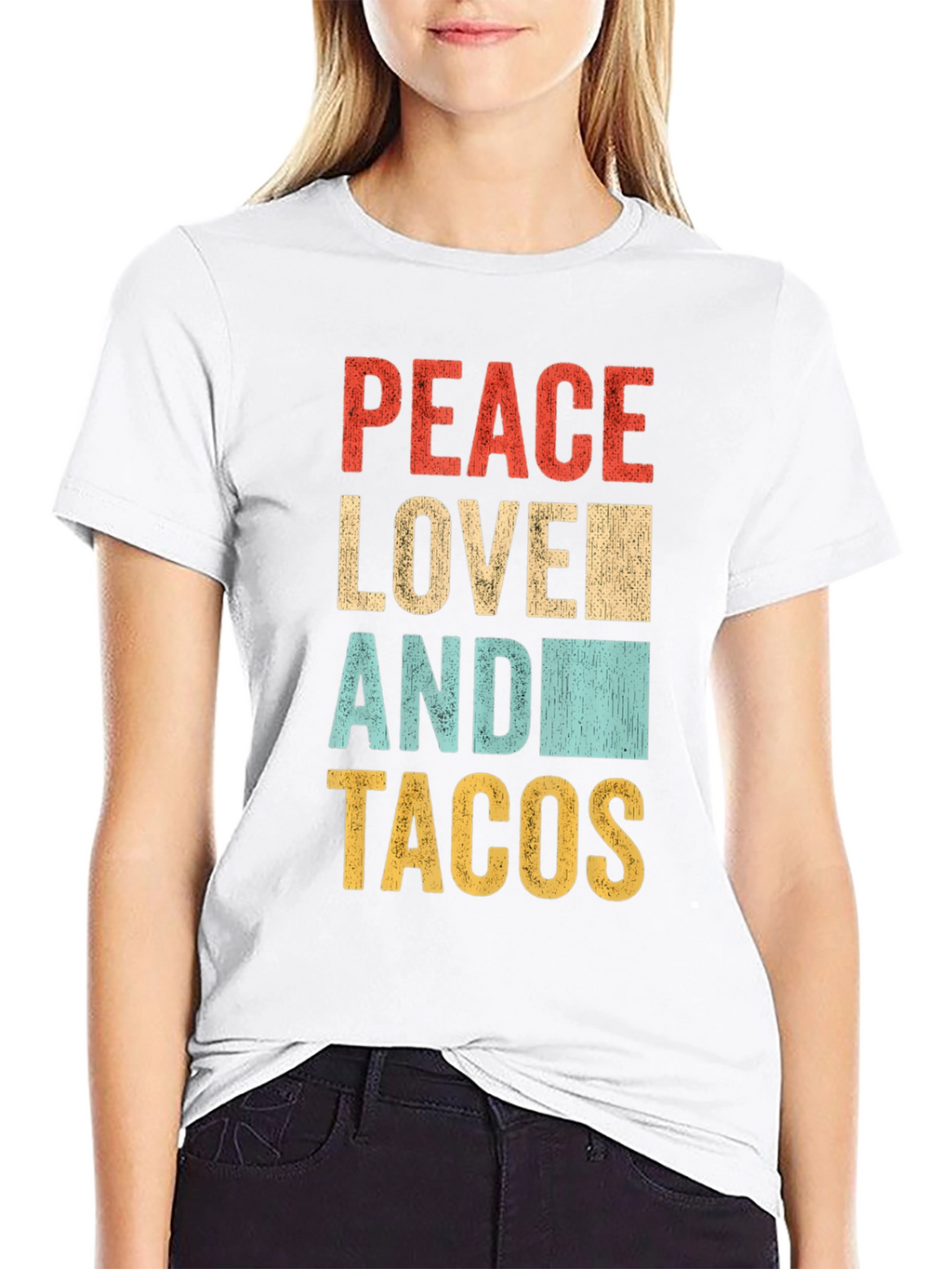Peace Love & Tacos Graphic Tee
