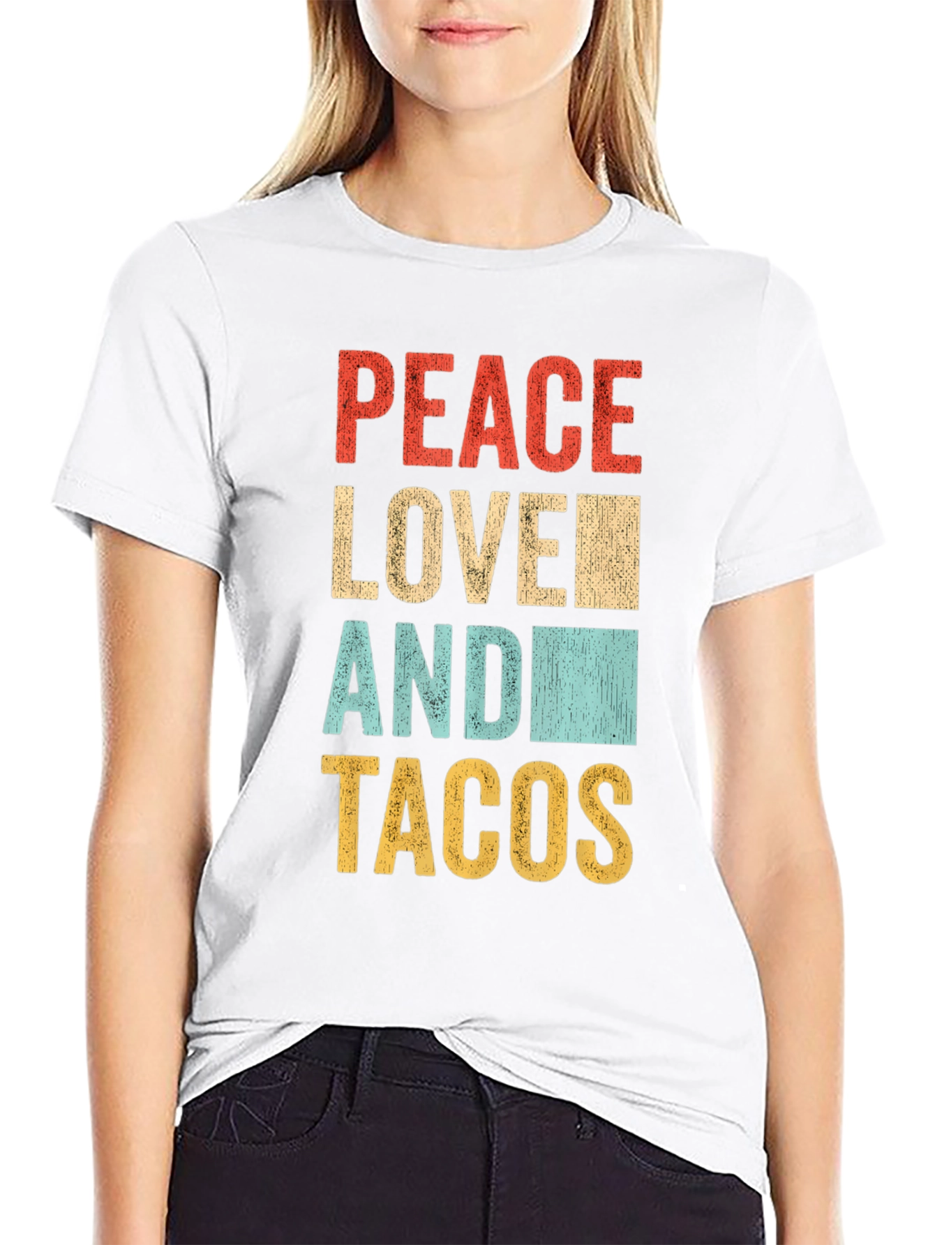 Peace Love & Tacos Graphic Tee