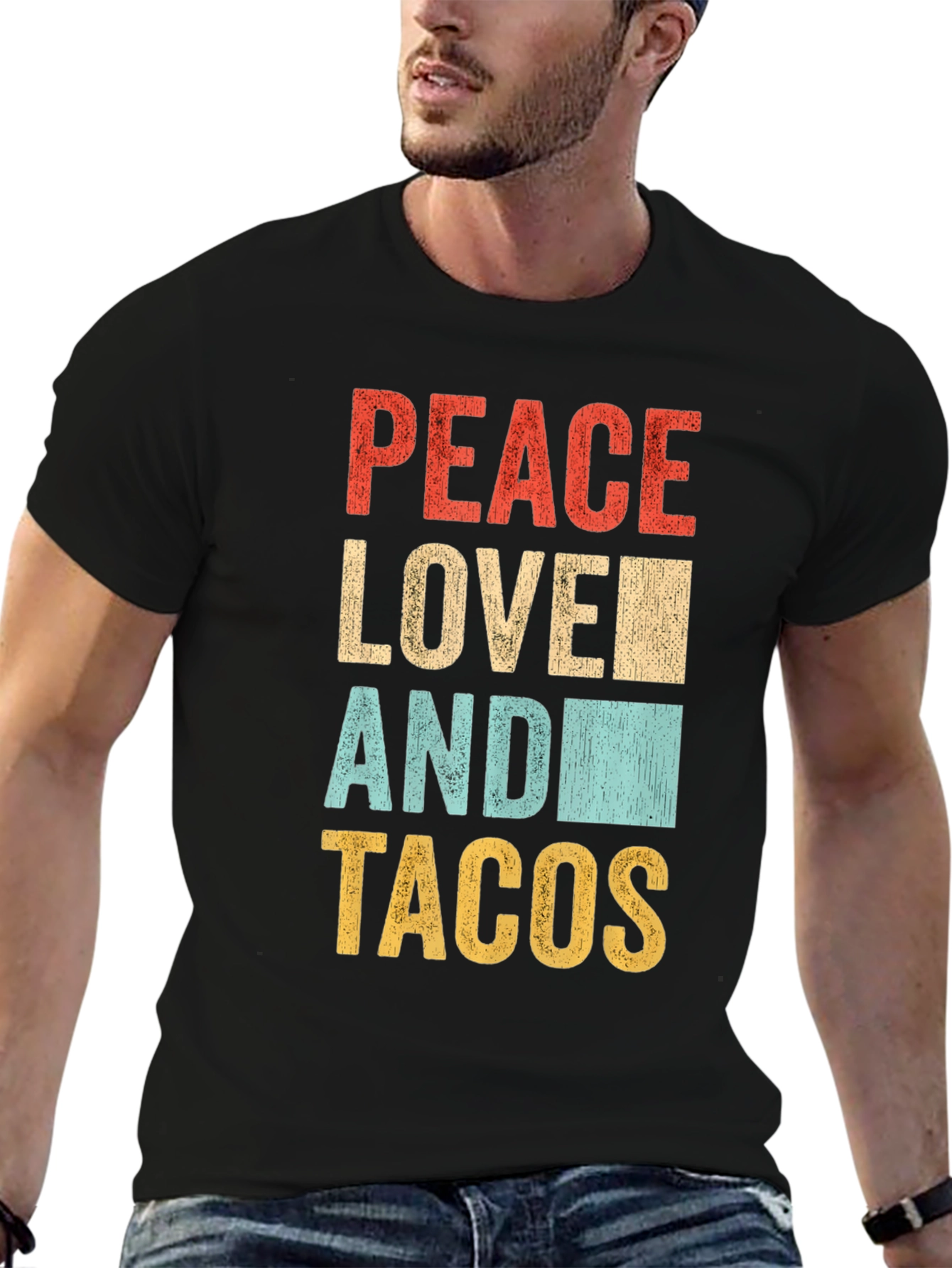 Peace Love & Tacos Graphic Tee