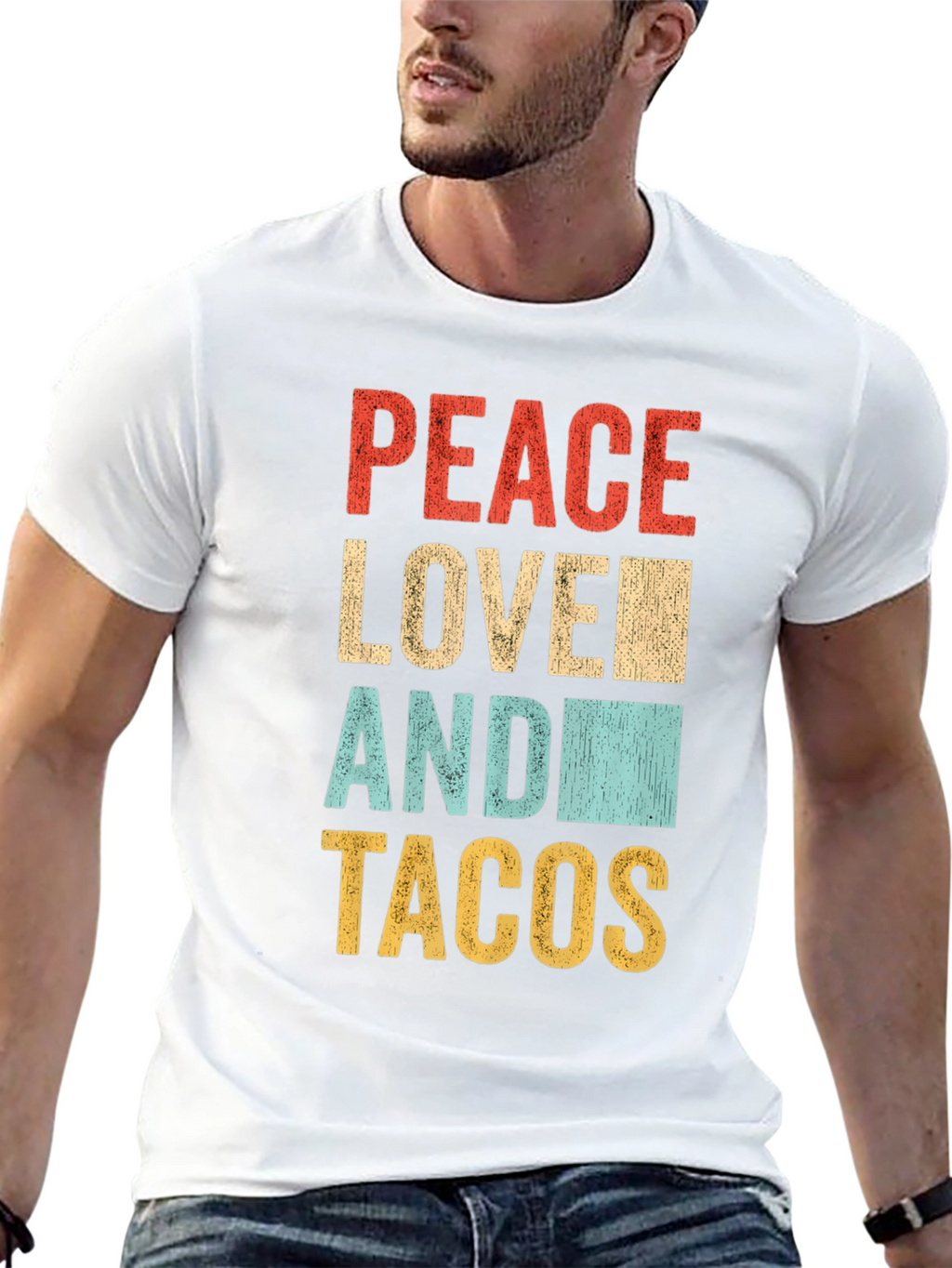 Peace Love & Tacos Graphic Tee