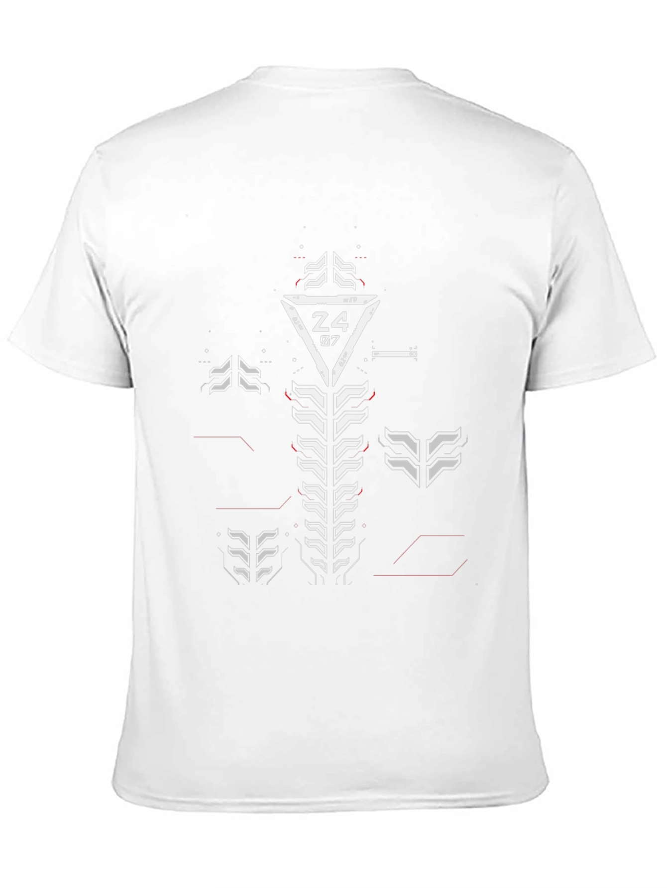 Futuristic Graphic Tee - Z4 07 Black T-Shirt