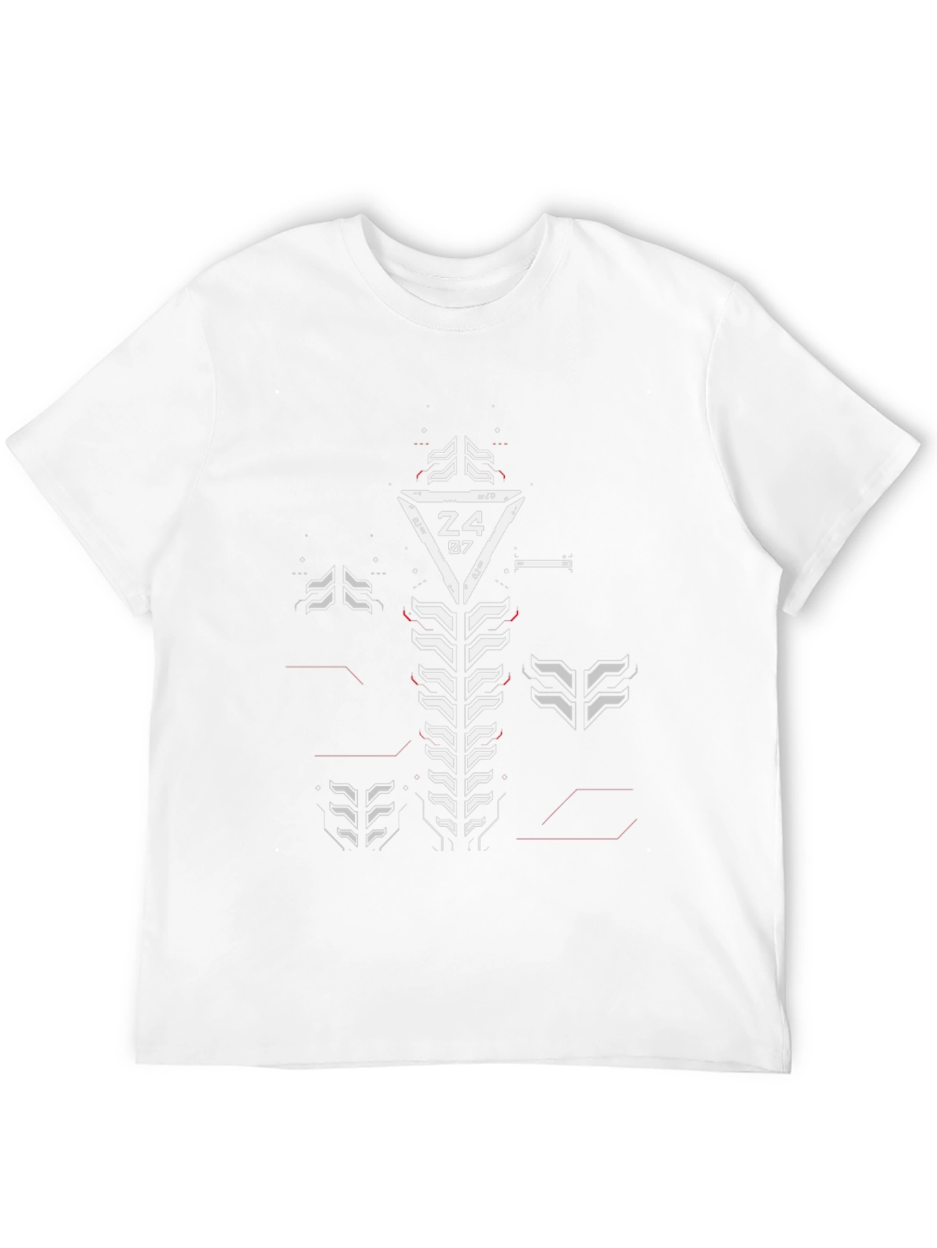 Futuristic Graphic Tee - Z4 07 Black T-Shirt