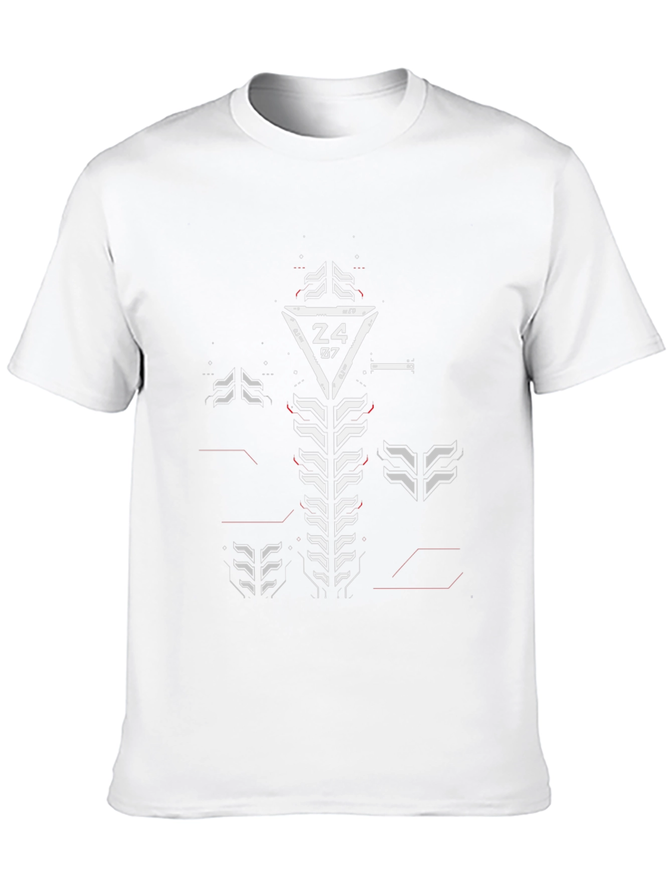 Futuristic Graphic Tee - Z4 07 Black T-Shirt
