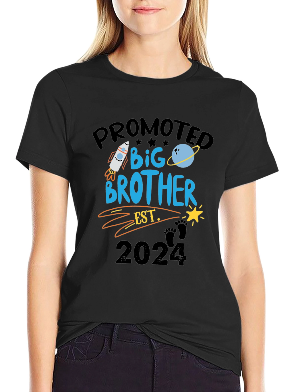 Promoted to Big Brother Est. 2024 T-Shirt
