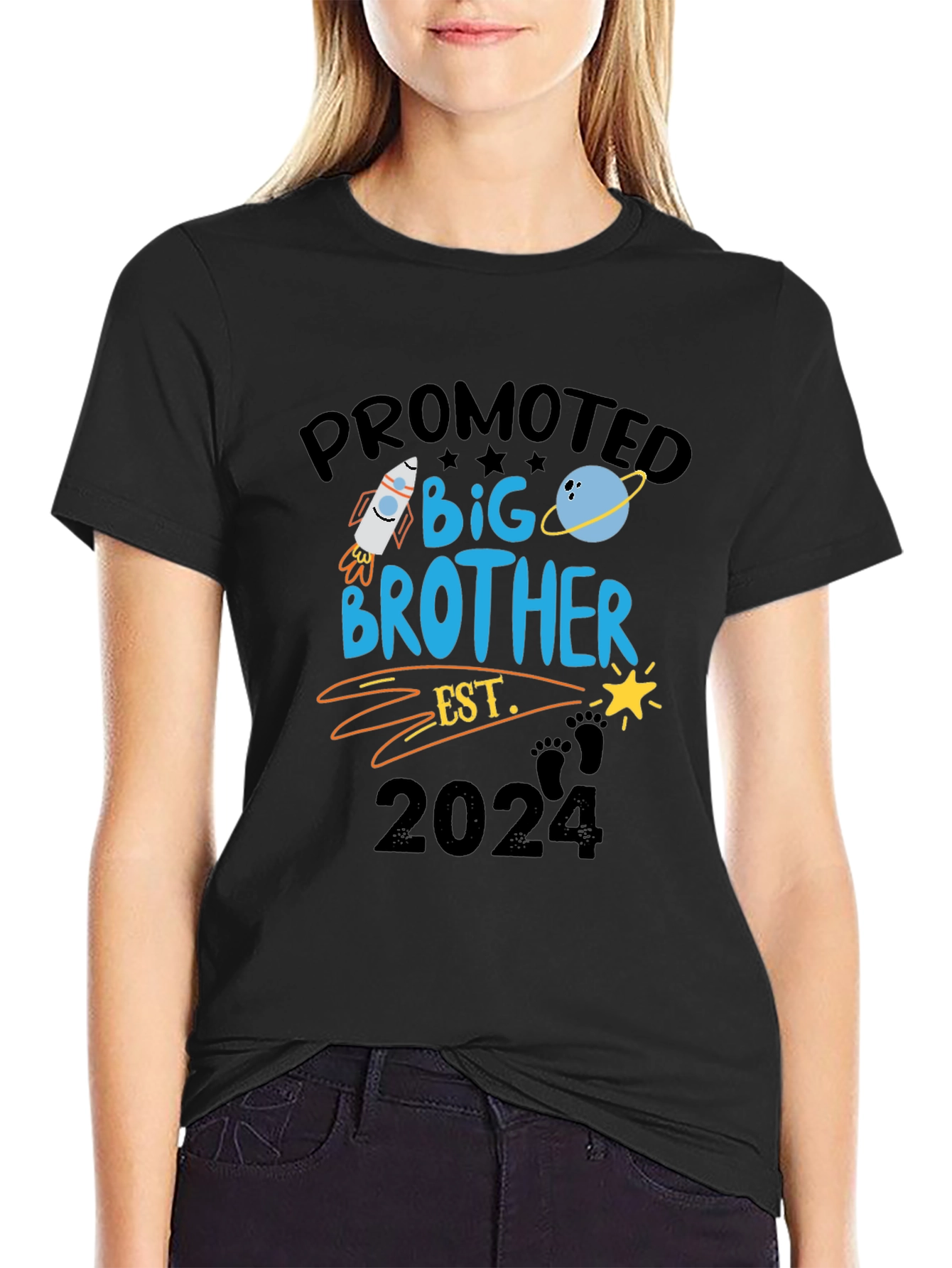 Promoted to Big Brother Est. 2024 T-Shirt