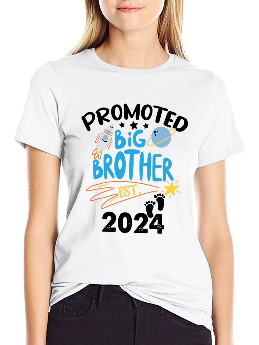 Promoted to Big Brother Est. 2024 T-Shirt