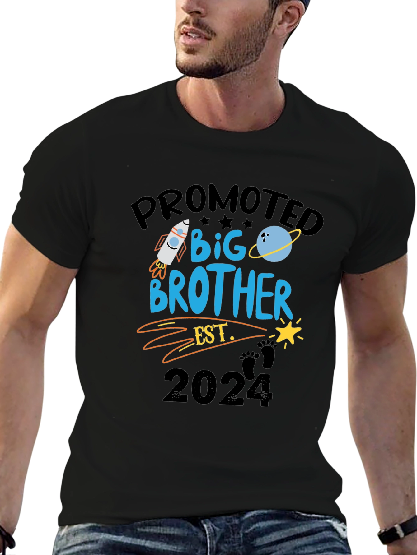 Promoted to Big Brother Est. 2024 T-Shirt