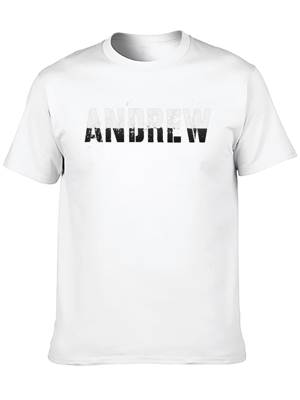 Andrew Mens Black Graphic T-Shirt