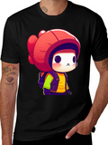Cute Chibi Character Graphic Tee