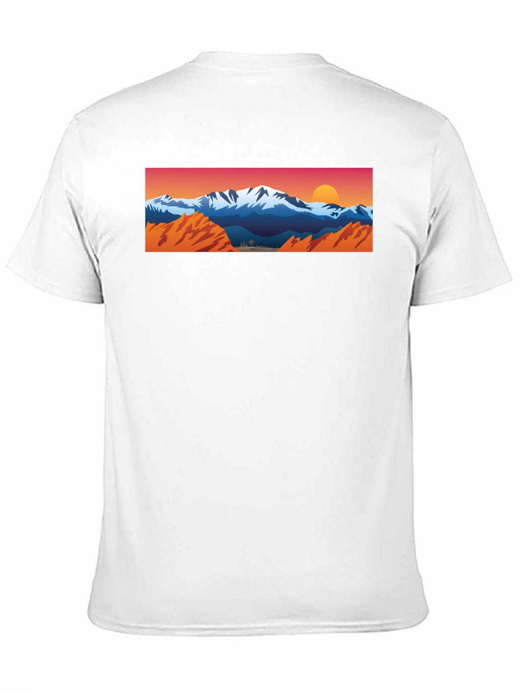 Mountain Vista Graphic Tee - Black