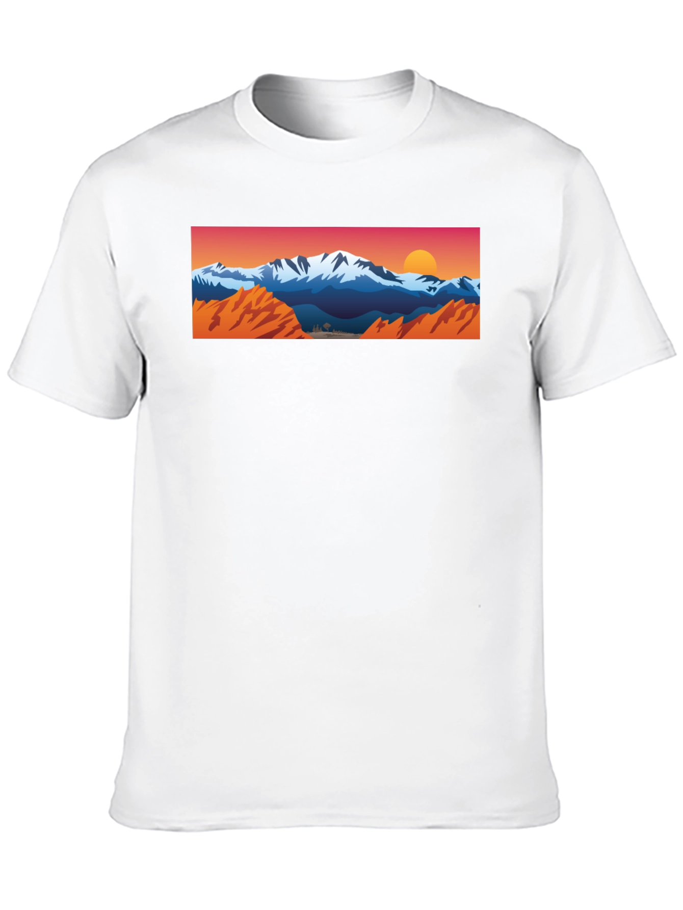 Mountain Vista Graphic Tee - Black