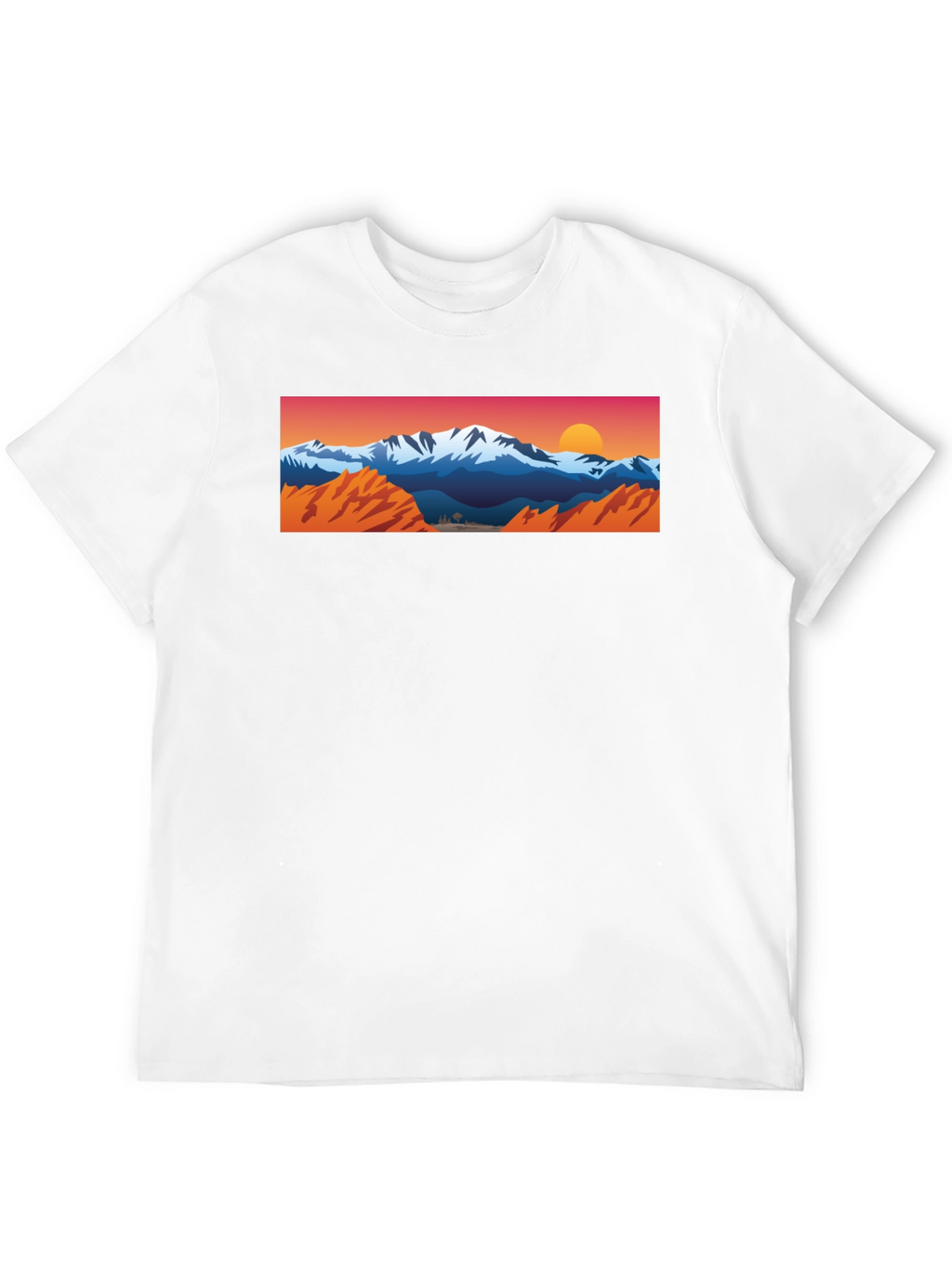 Mountain Vista Graphic Tee - Black