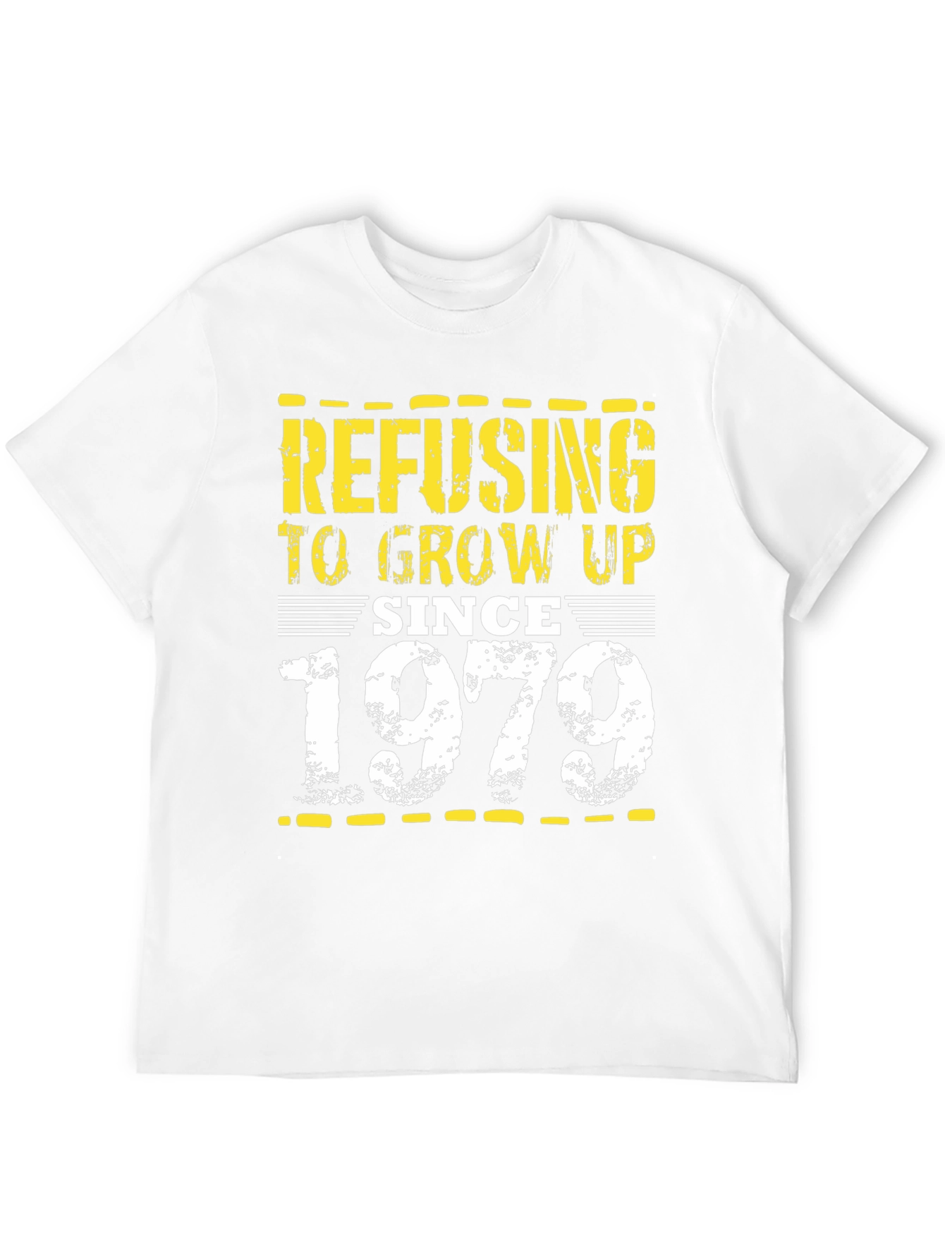 Refusing To Grow Up Since 1979 Black Tee