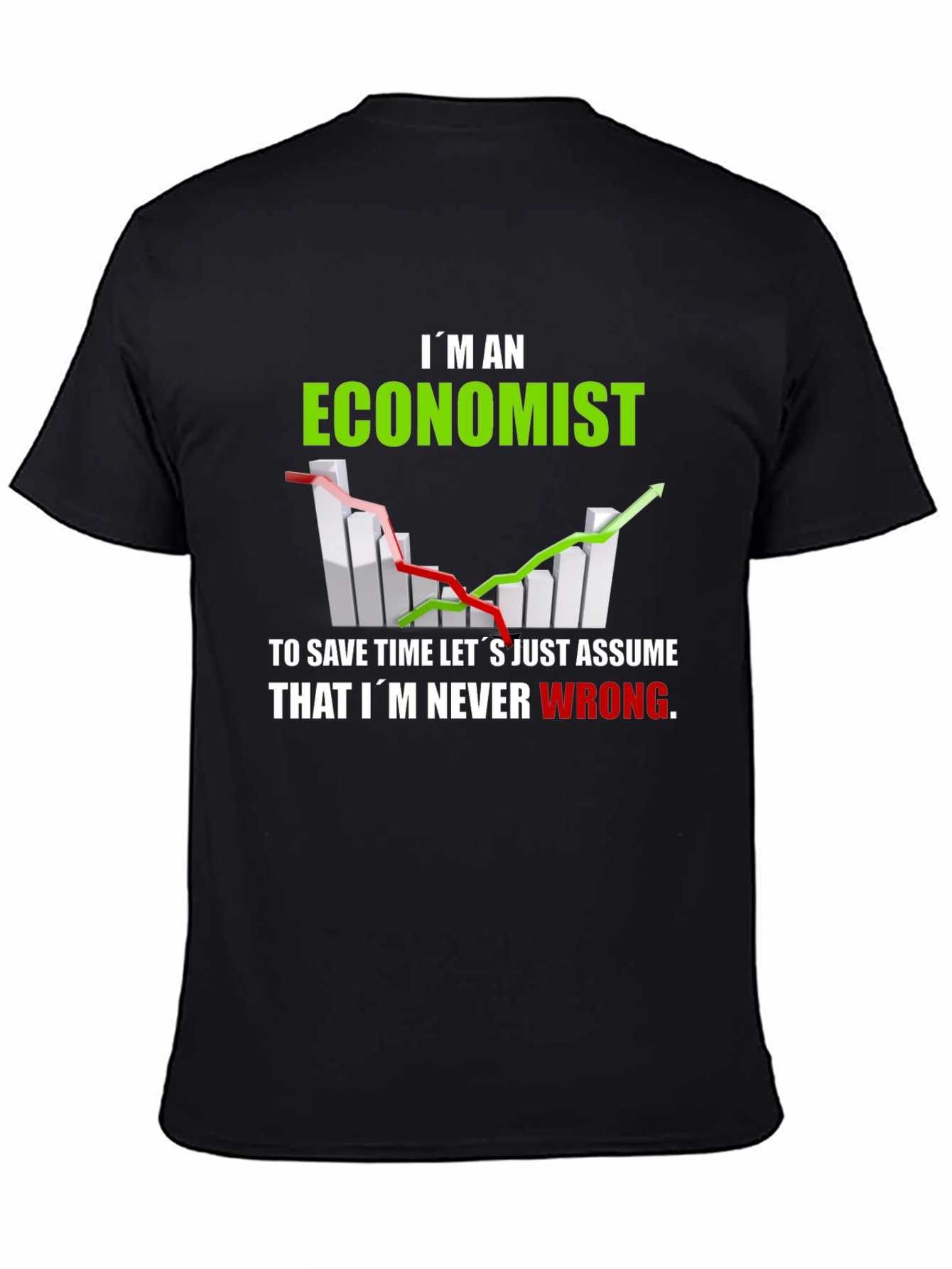 Economist T-Shirt - Never Wrong Funny Tee