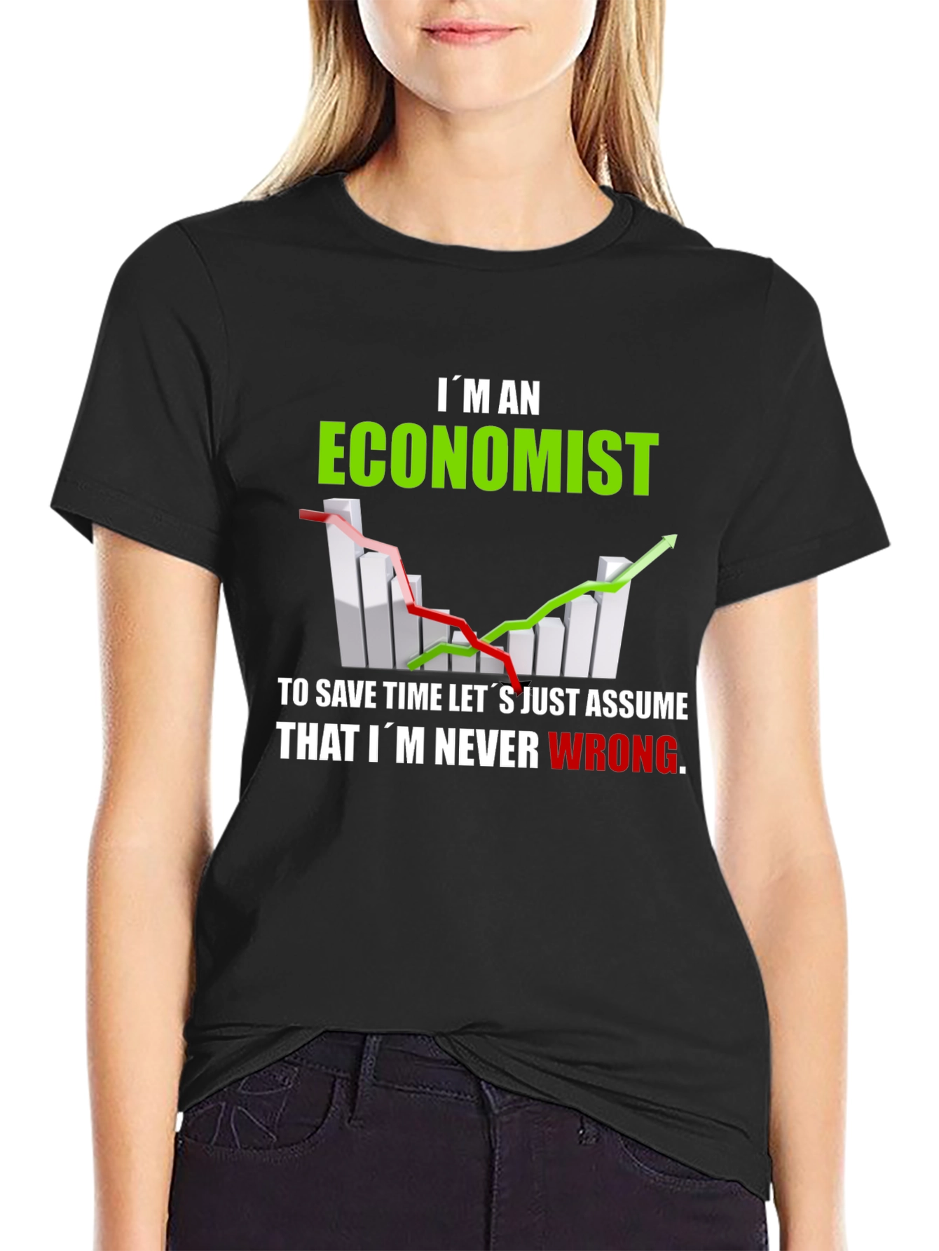 Economist T-Shirt - Never Wrong Funny Tee