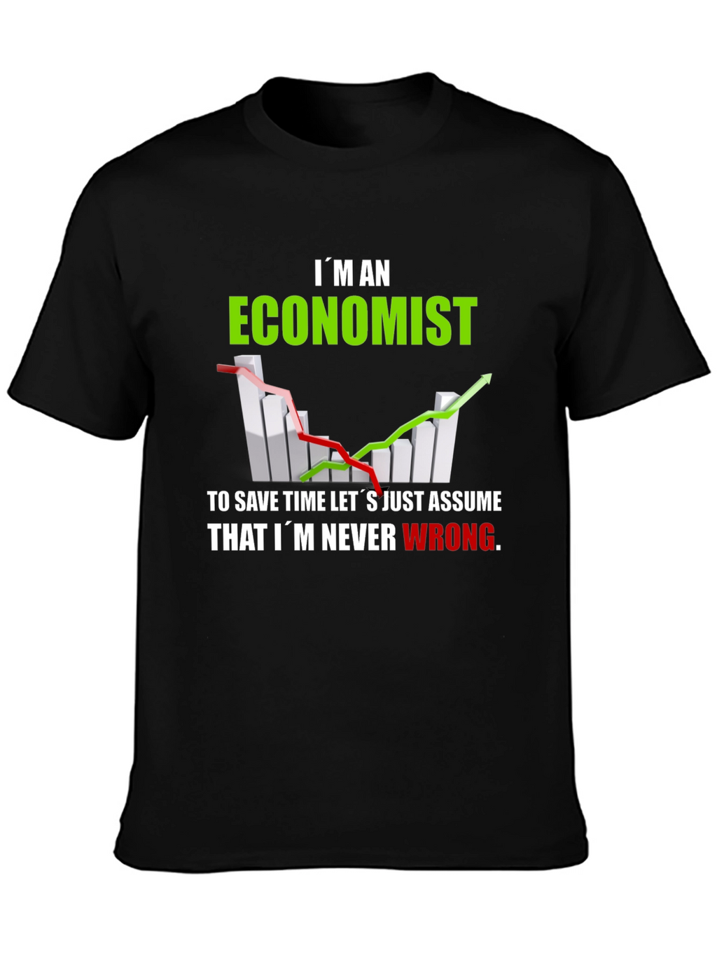 Economist T-Shirt - Never Wrong Funny Tee