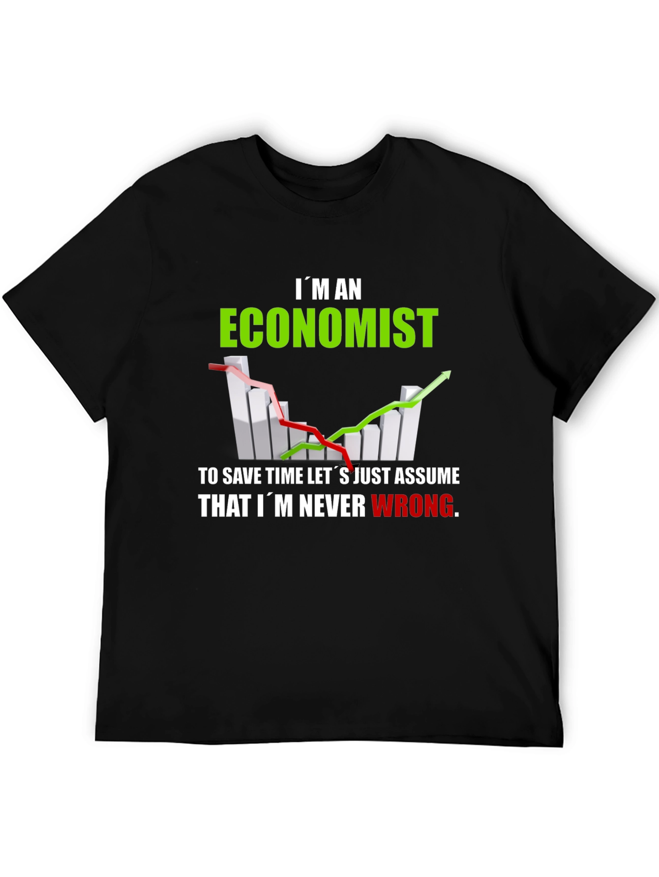 Economist T-Shirt - Never Wrong Funny Tee