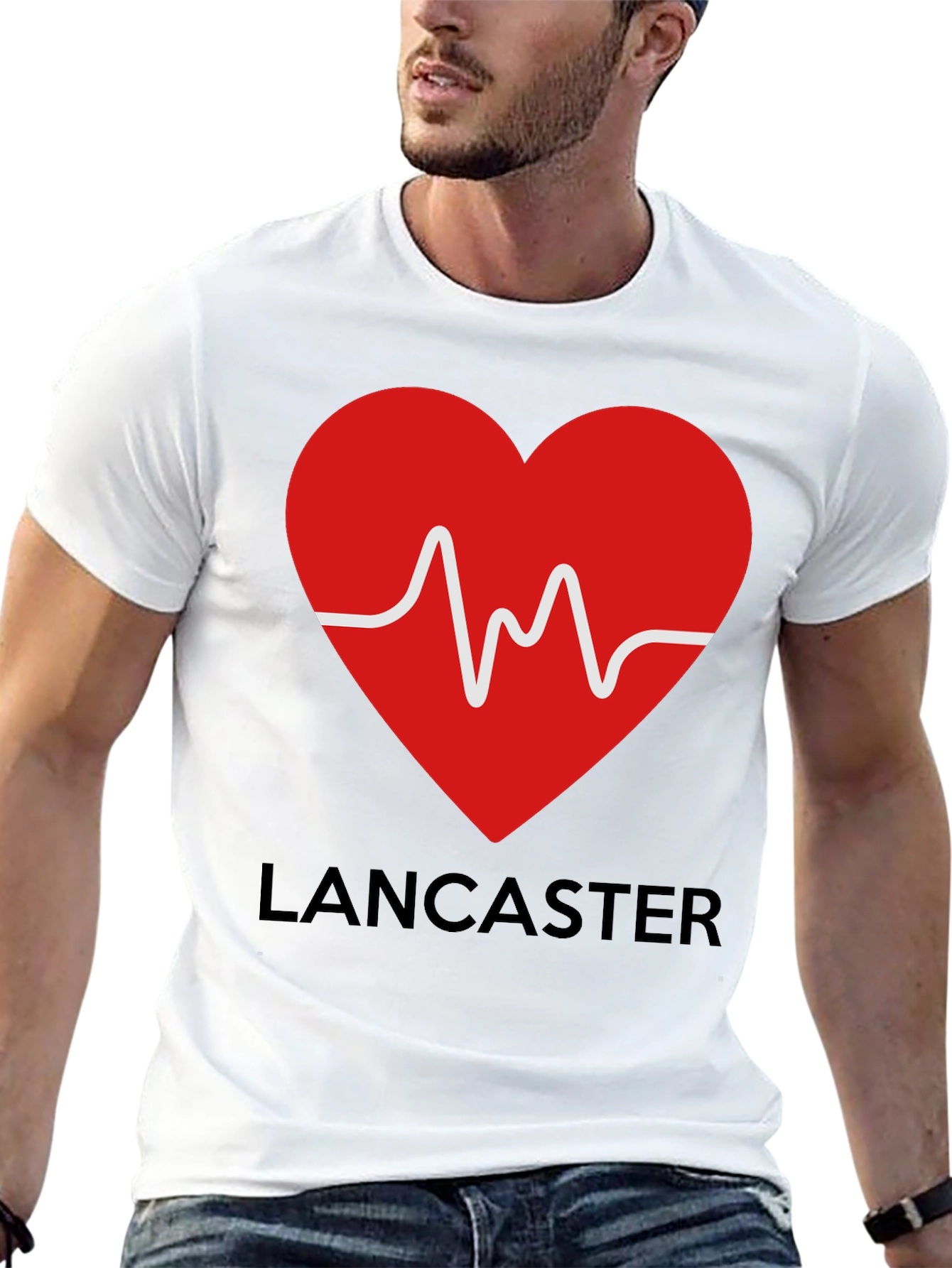 Lancaster Heartbeat Graphic T-Shirt