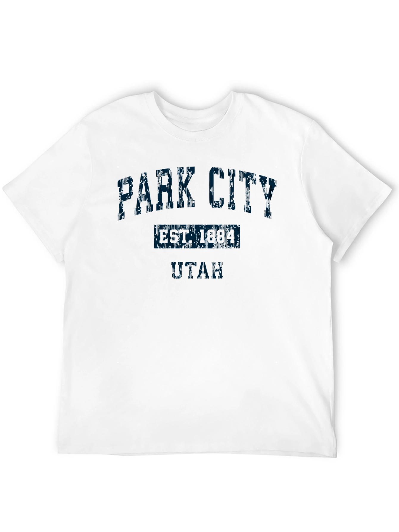 Park City Utah T-Shirt Est. 1884 Distressed Graphic Tee